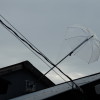 混沌製作所の屋根の傘